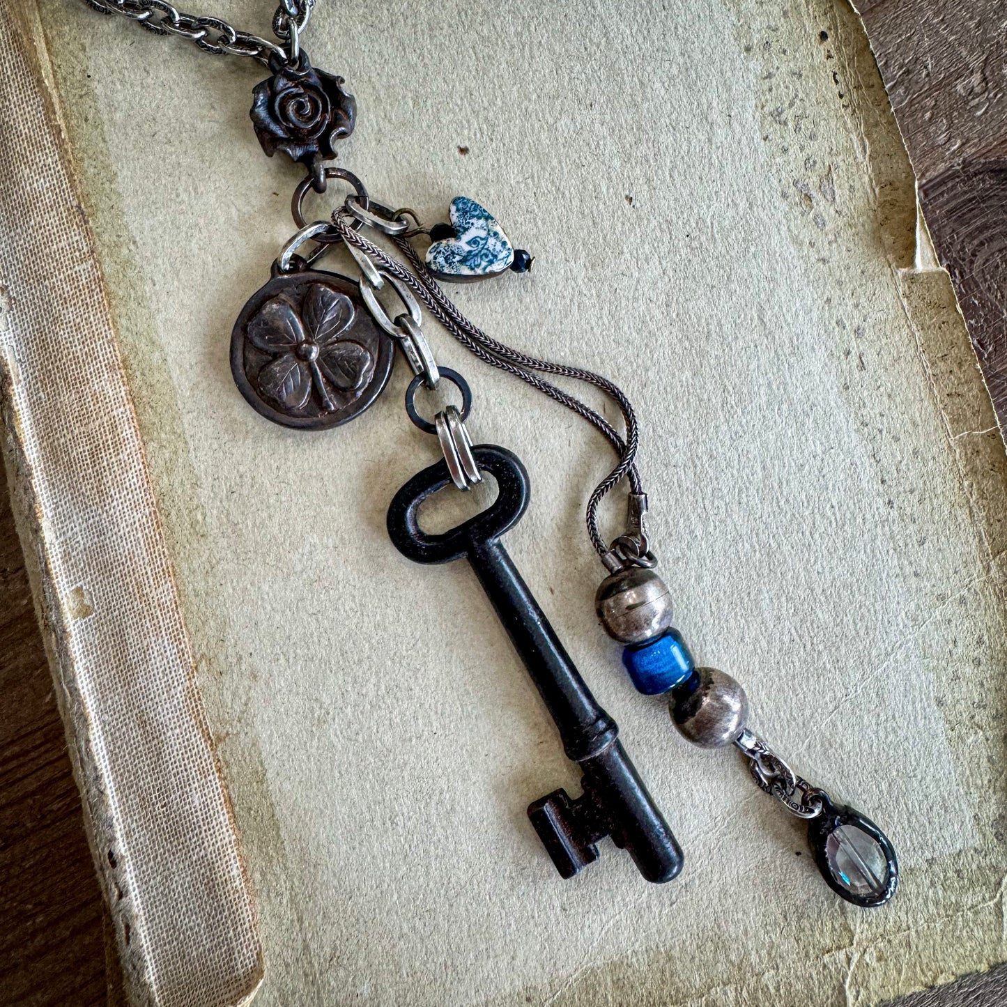 Tangled Up In Blue Necklace