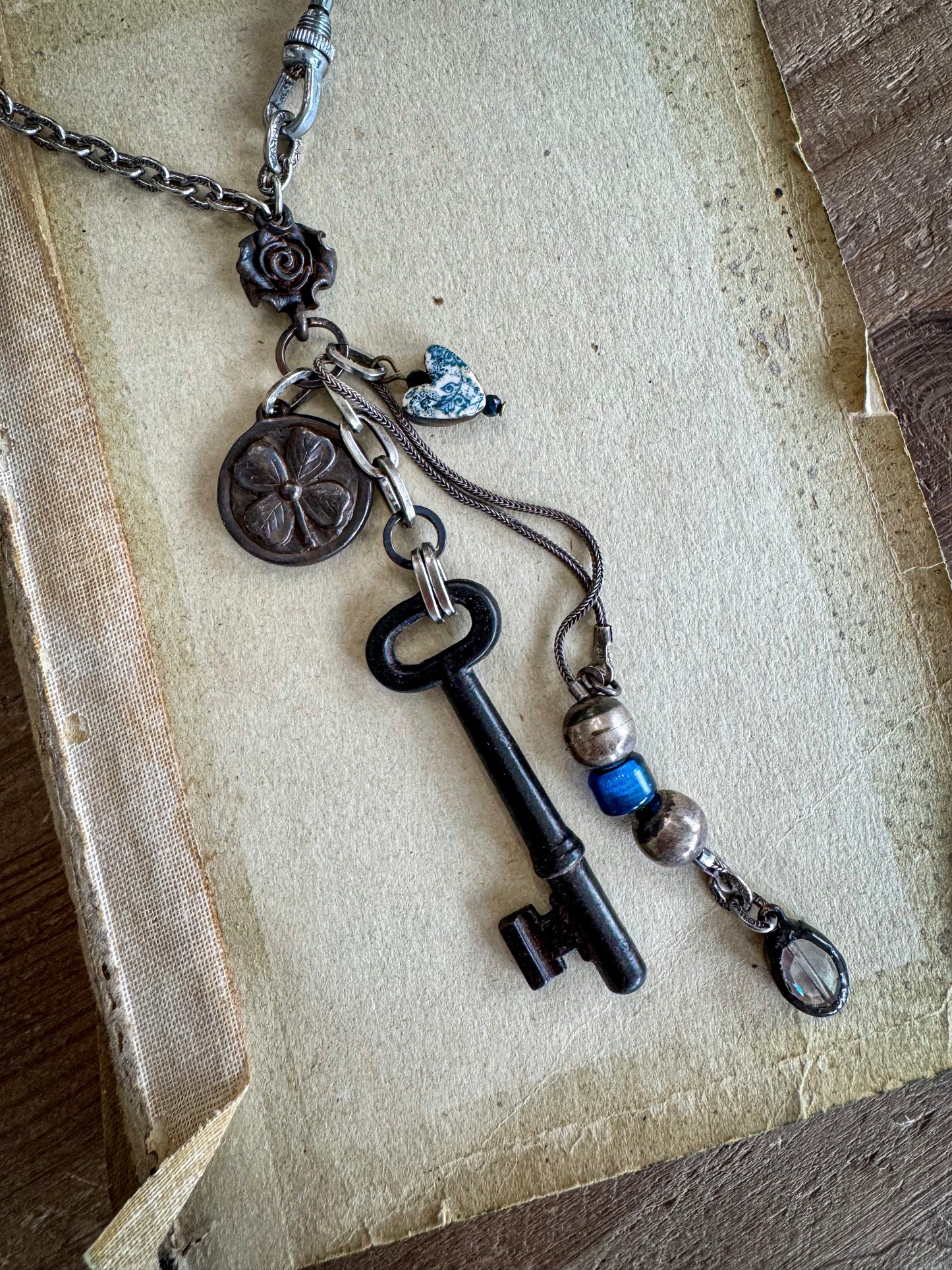 Tangled Up In Blue Necklace