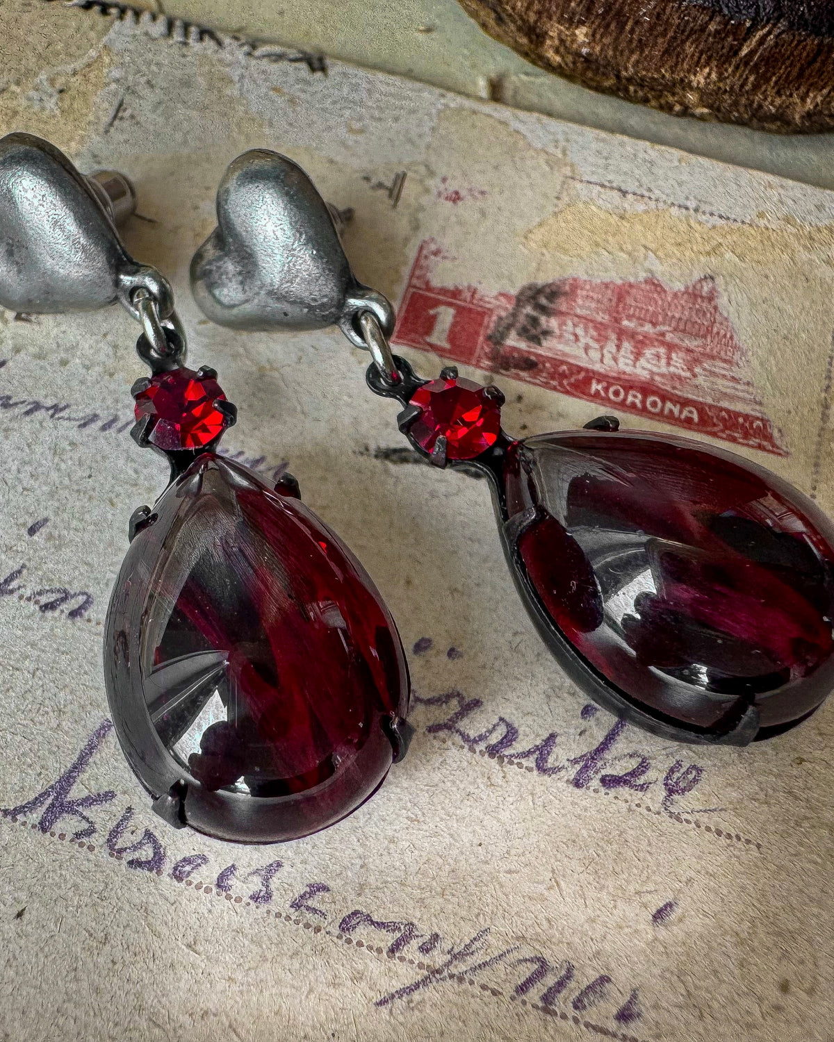 Crimson After Dark Earrings