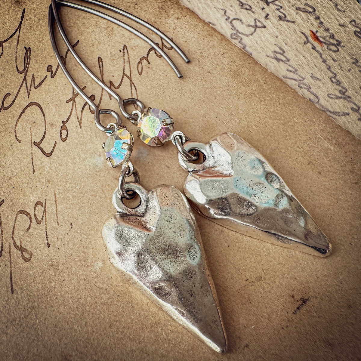 Silver Aurora Earrings