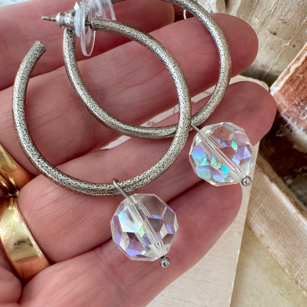 Northern Lights Hoop Earrings