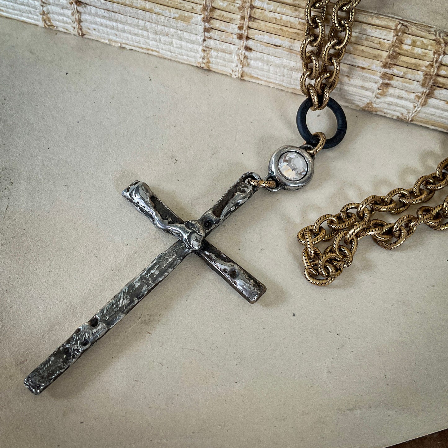 Primitive Cross Necklace