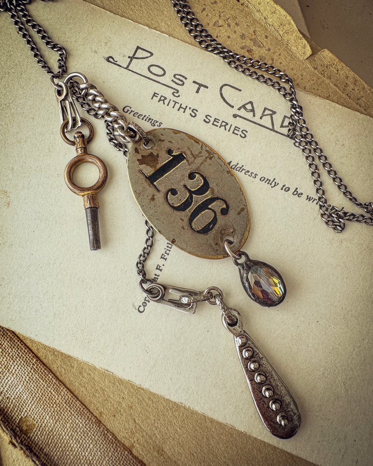 Number 136 Necklace