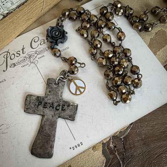 Peaceful Rose Necklace