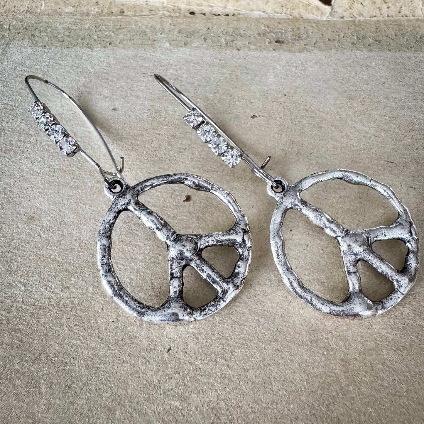 Sparkle Peace Earrings