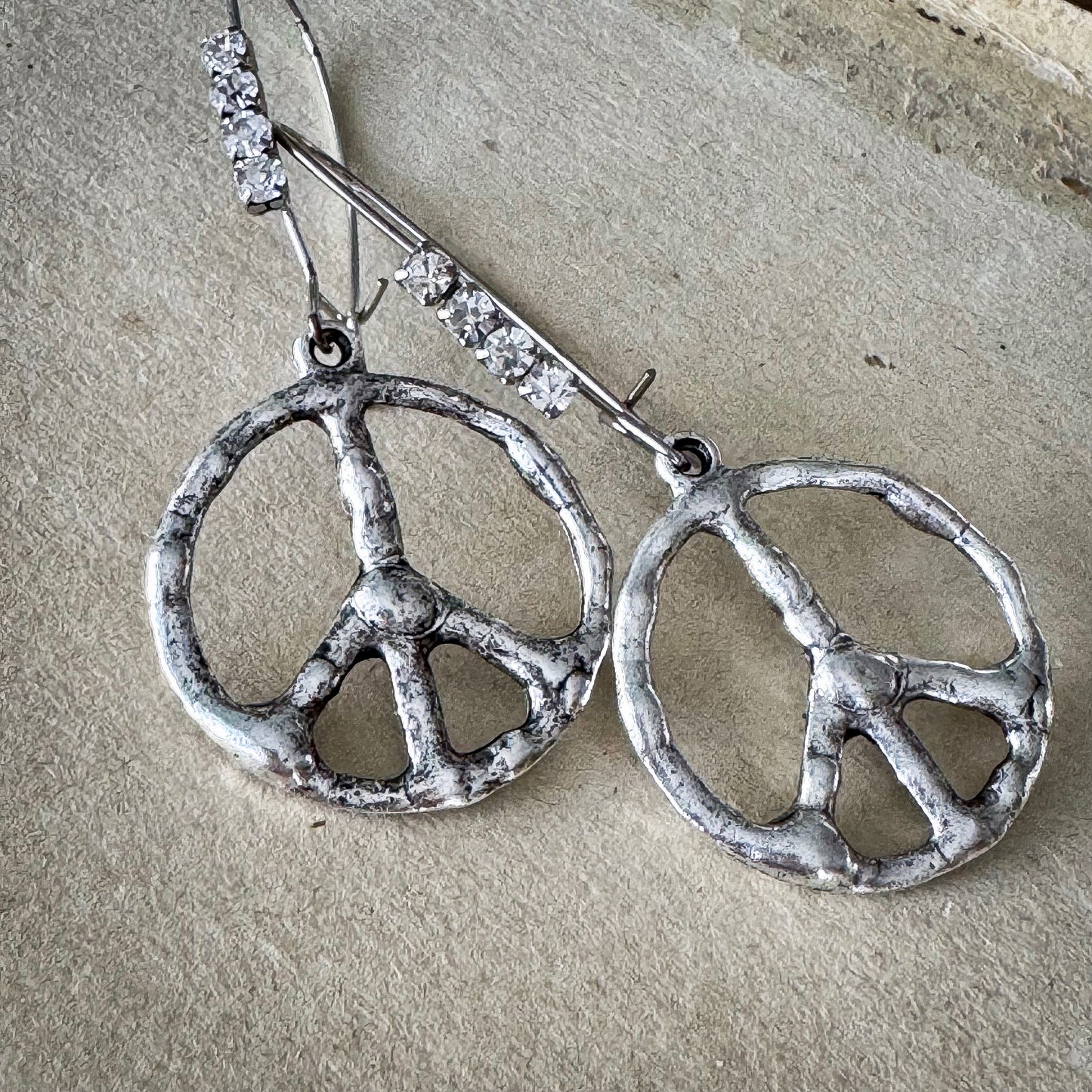Sparkle Peace Earrings