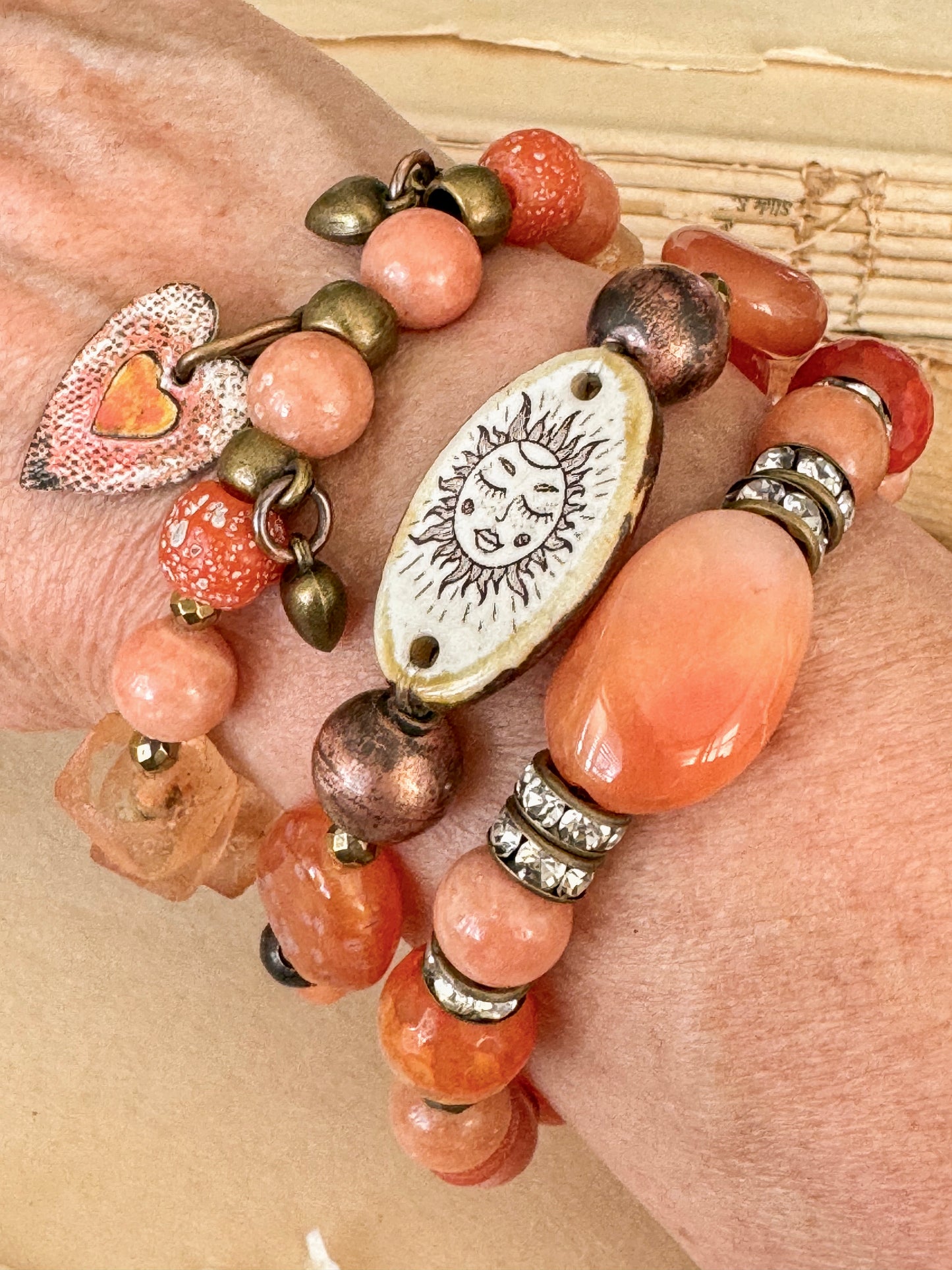 Tangerine Love Bracelet