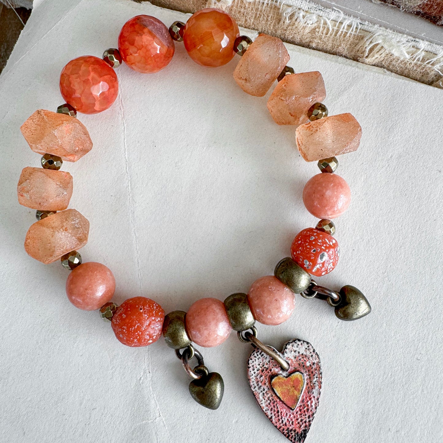 Tangerine Love Bracelet
