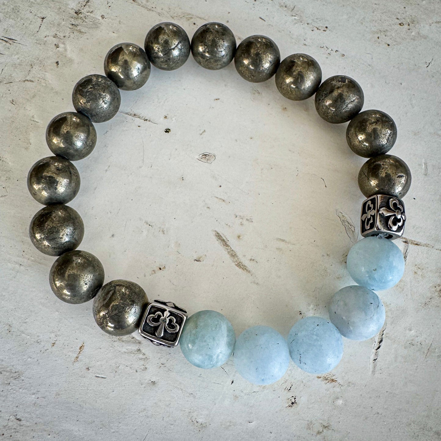 Fleur De Lis Bracelet Set
